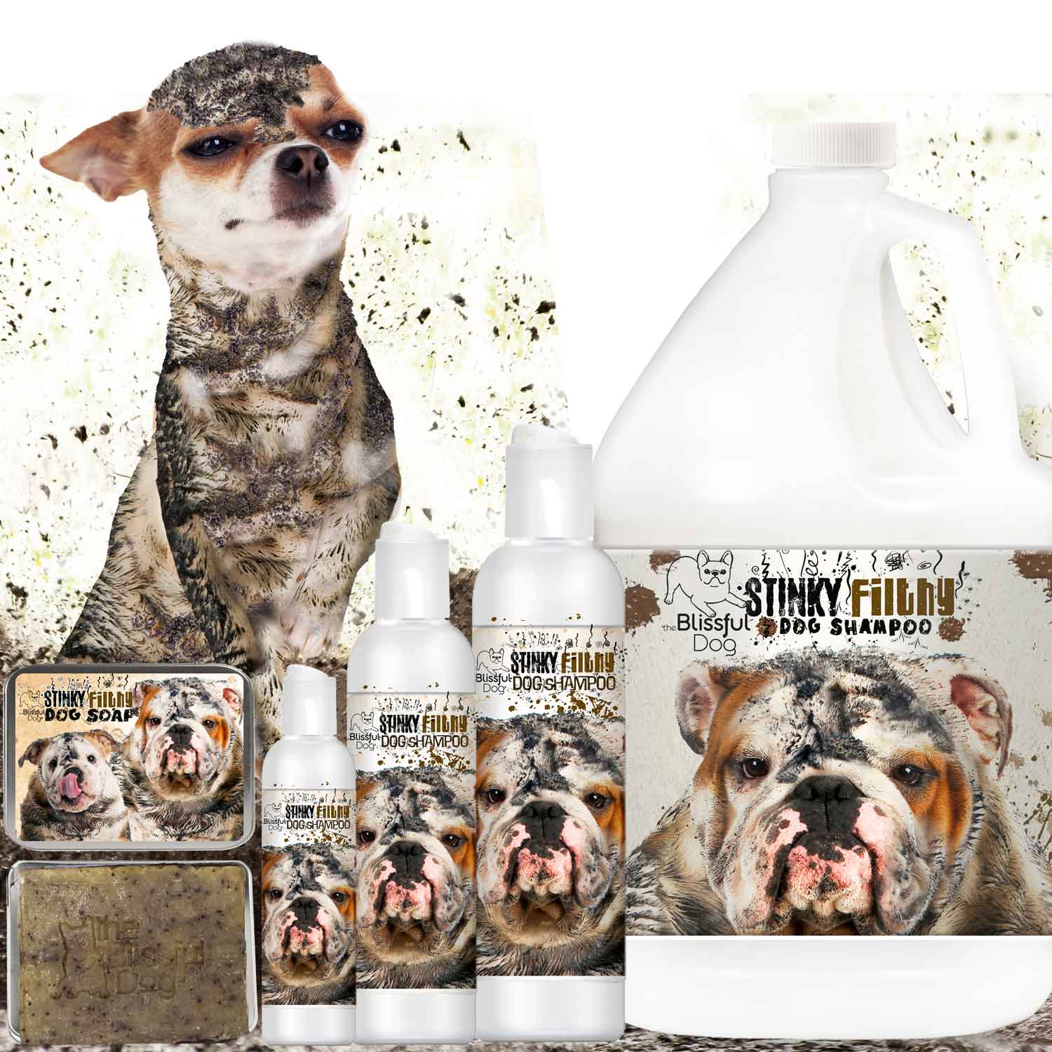 Stinky Filthy Dog Shampoo & Soap Collection