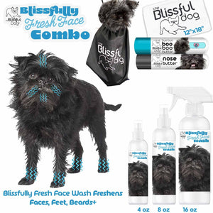 Affenpinscher beard washing