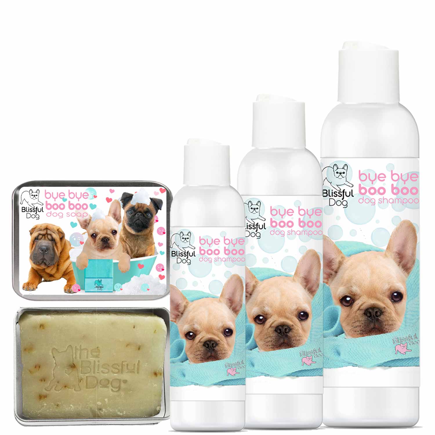 Bye Bye Boo Boo™ Dog Shampoo & Bar Soap