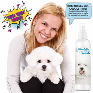 Bichon Frise face wash