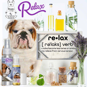 bulldog relax dog aromatherapy