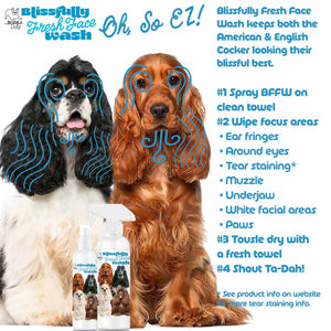 Cocker Spaniel Am/Eng Blissfully Fresh™ Face Wash