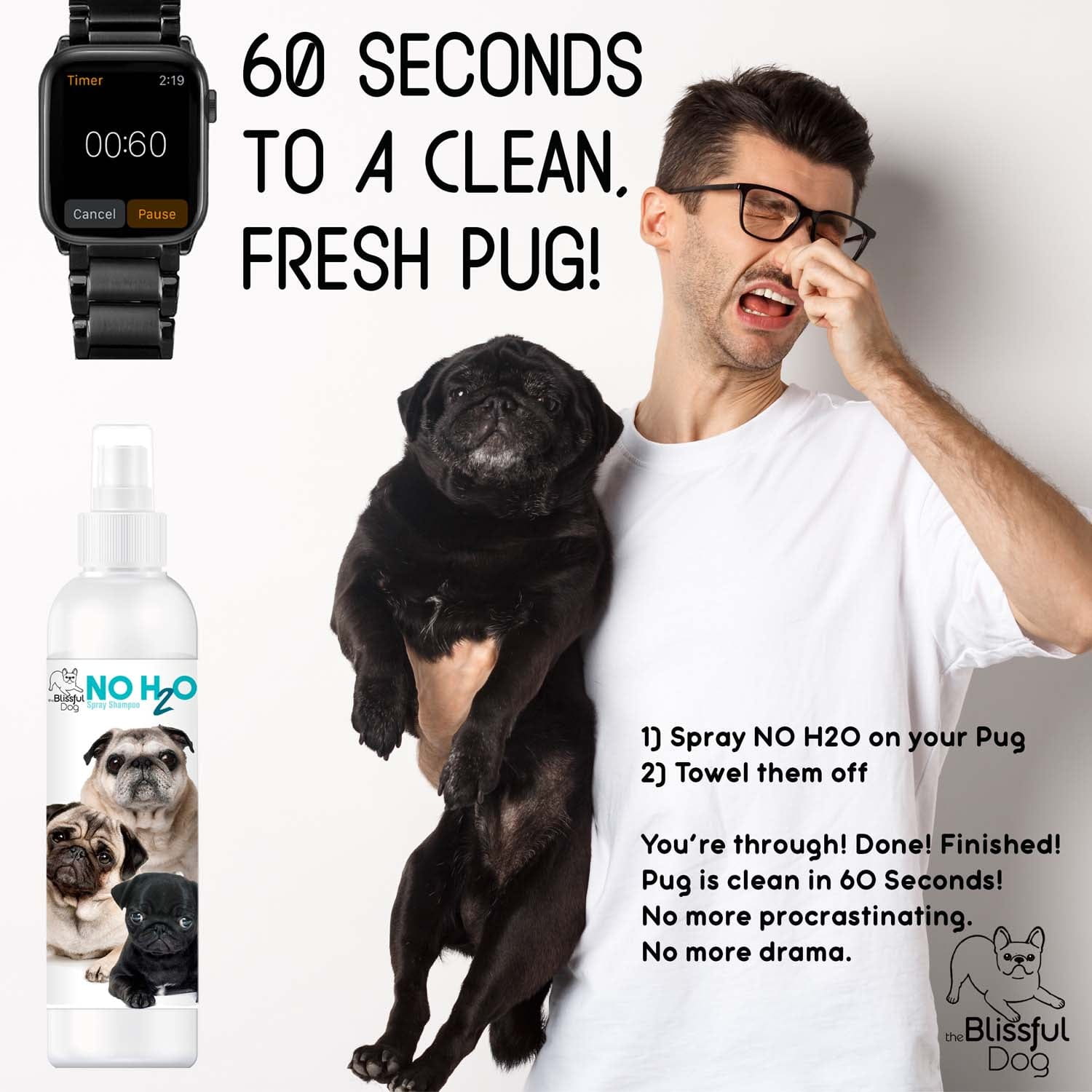 spray shampoo for pug