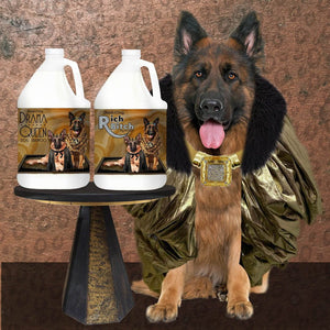 German Shepherd rich bitch shampoo