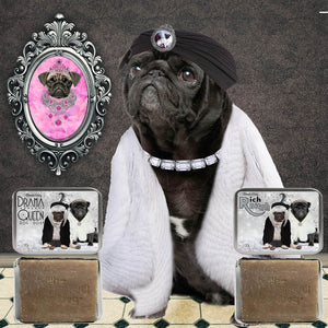 Pug dog bar soap