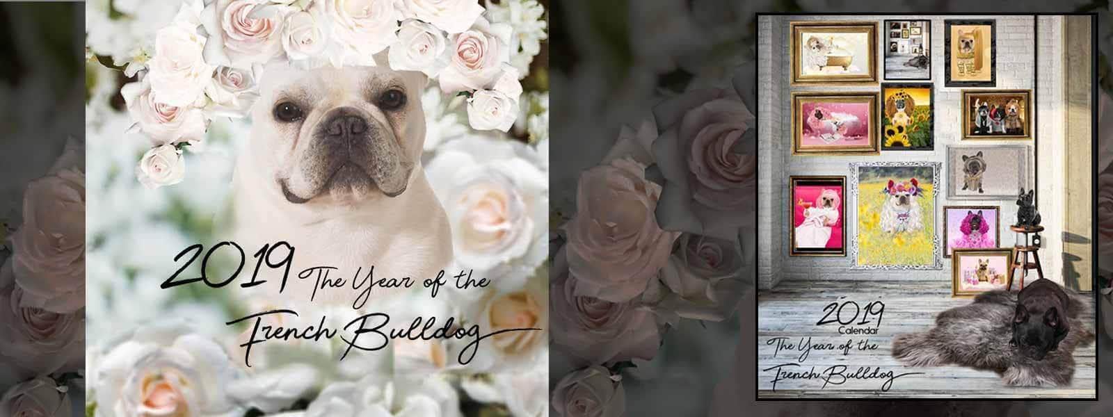 Year of the French Bulldog Calendar for 2019 Now Available