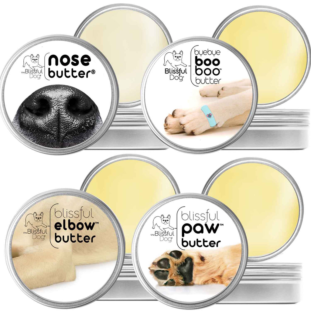 The Blissful Dog PAW BUTTER All Natural Good Stuff for Dry Paw Pads