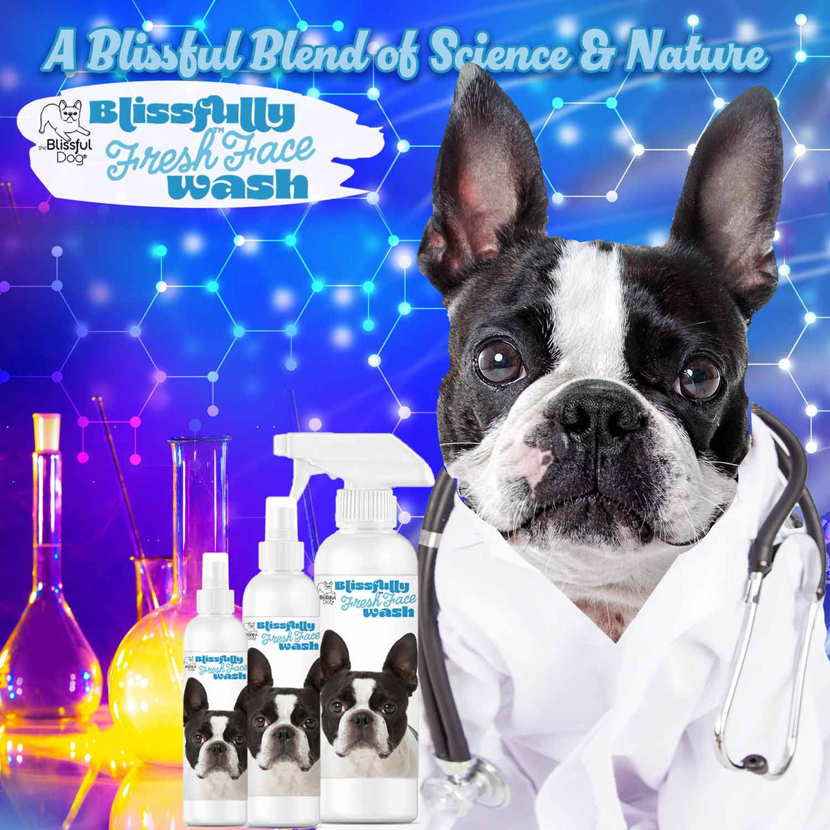 Boston Terrier Blissfully Fresh™ Face Wash