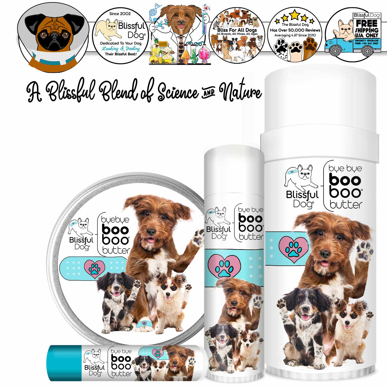 Boo Boo Butter Herbal Dog Balm for Puppy Skin Care Needs