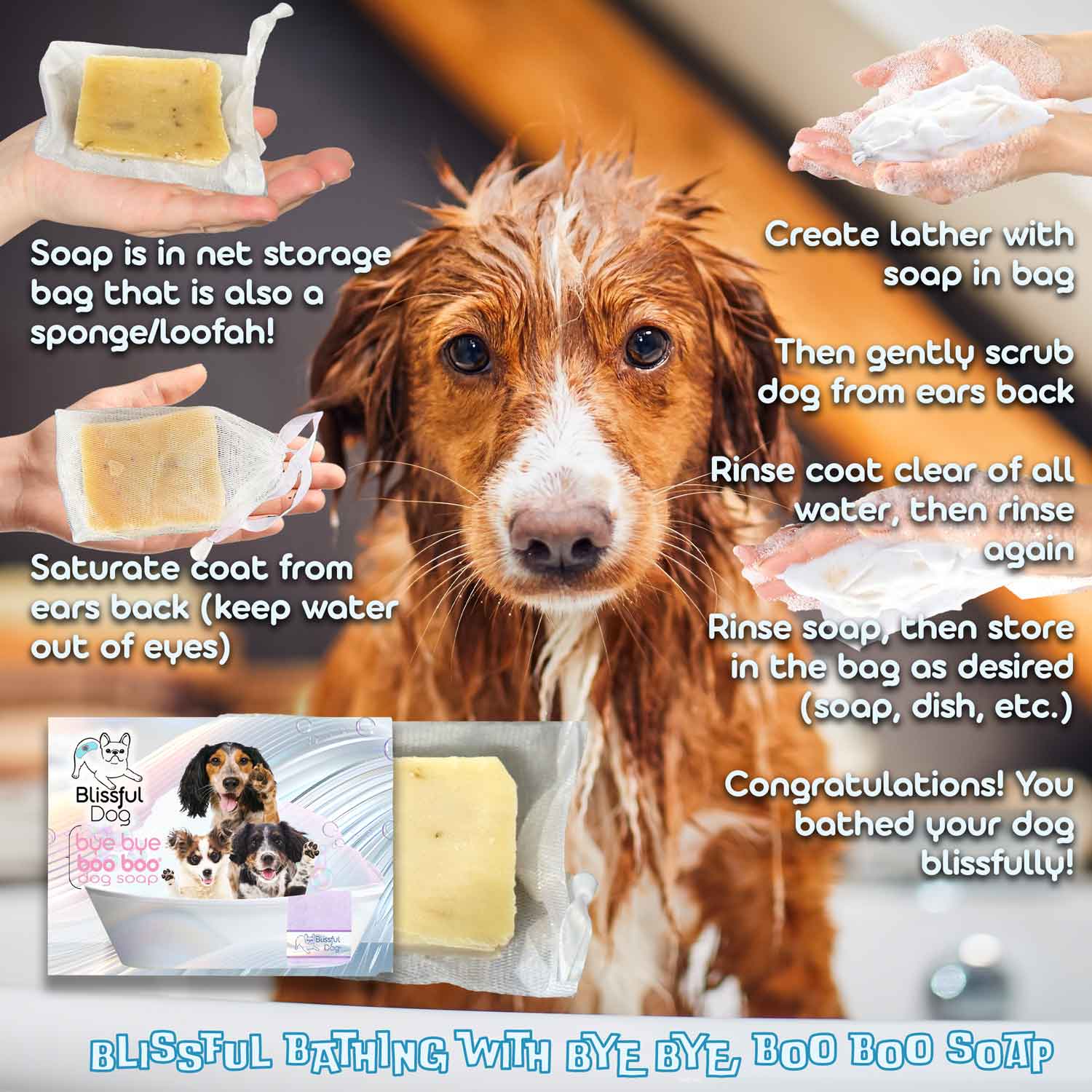 no stress dog bath
