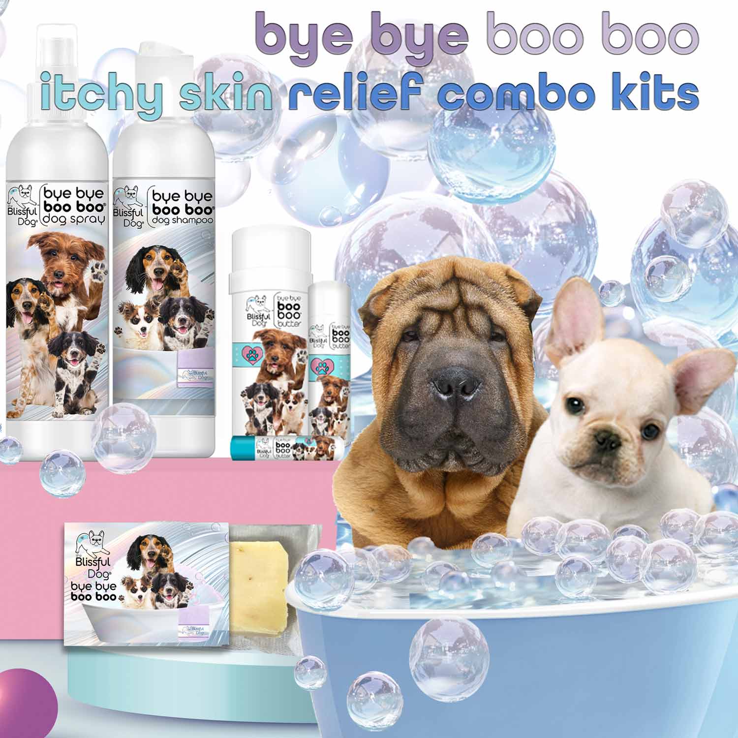 BYE BYE BOO BOO Combo | Shampoo, Soap, Spray & Boo Boo Butter