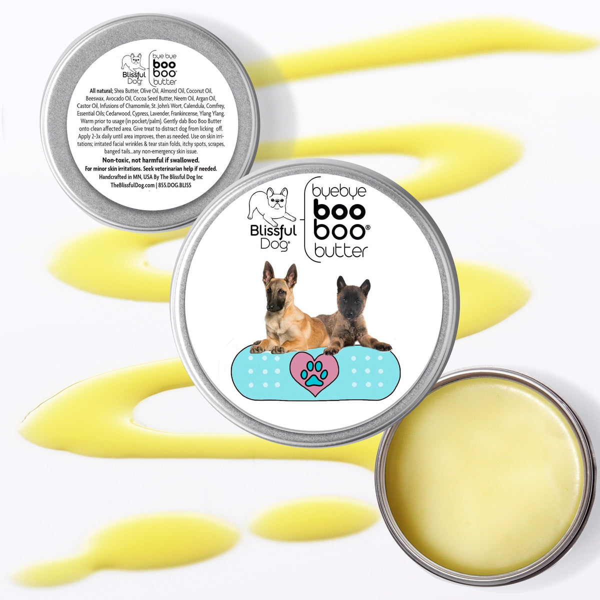 Belgian Malinois scratches