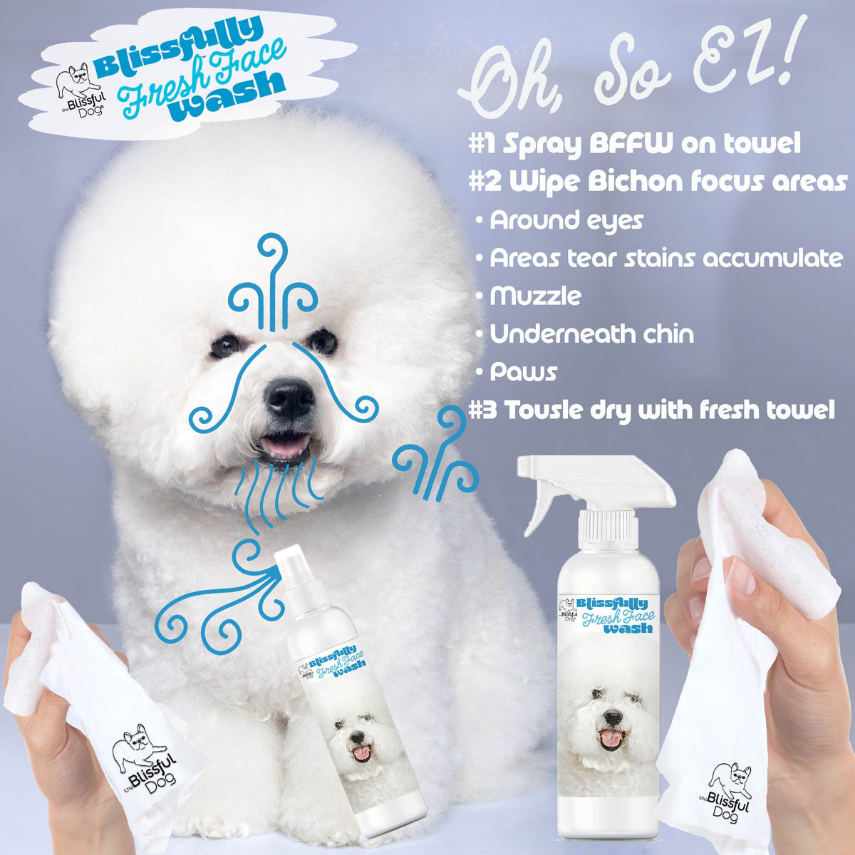 Bichon Frise Blissfully Fresh™ Face Wash