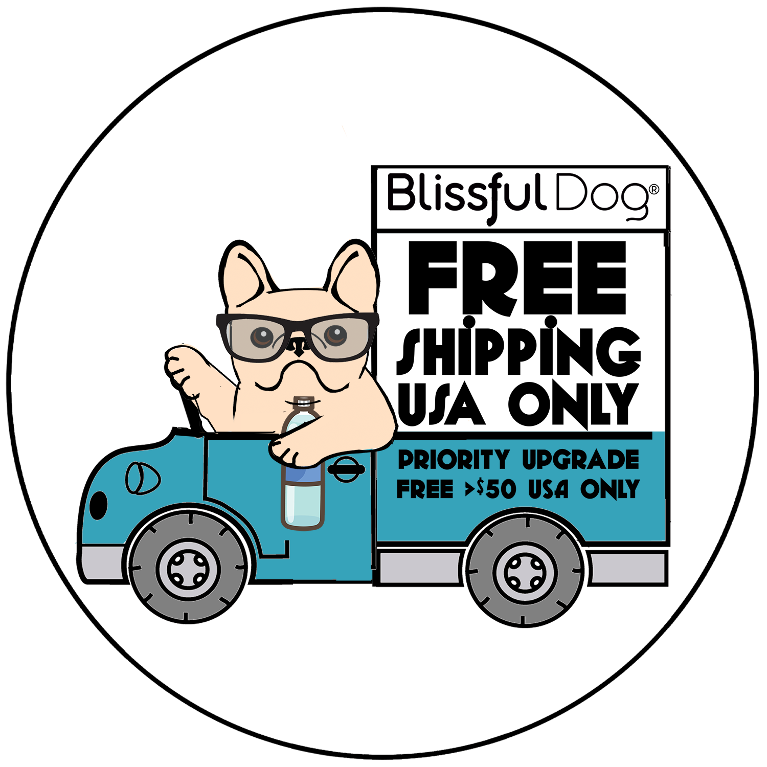 blissful dog free shipping