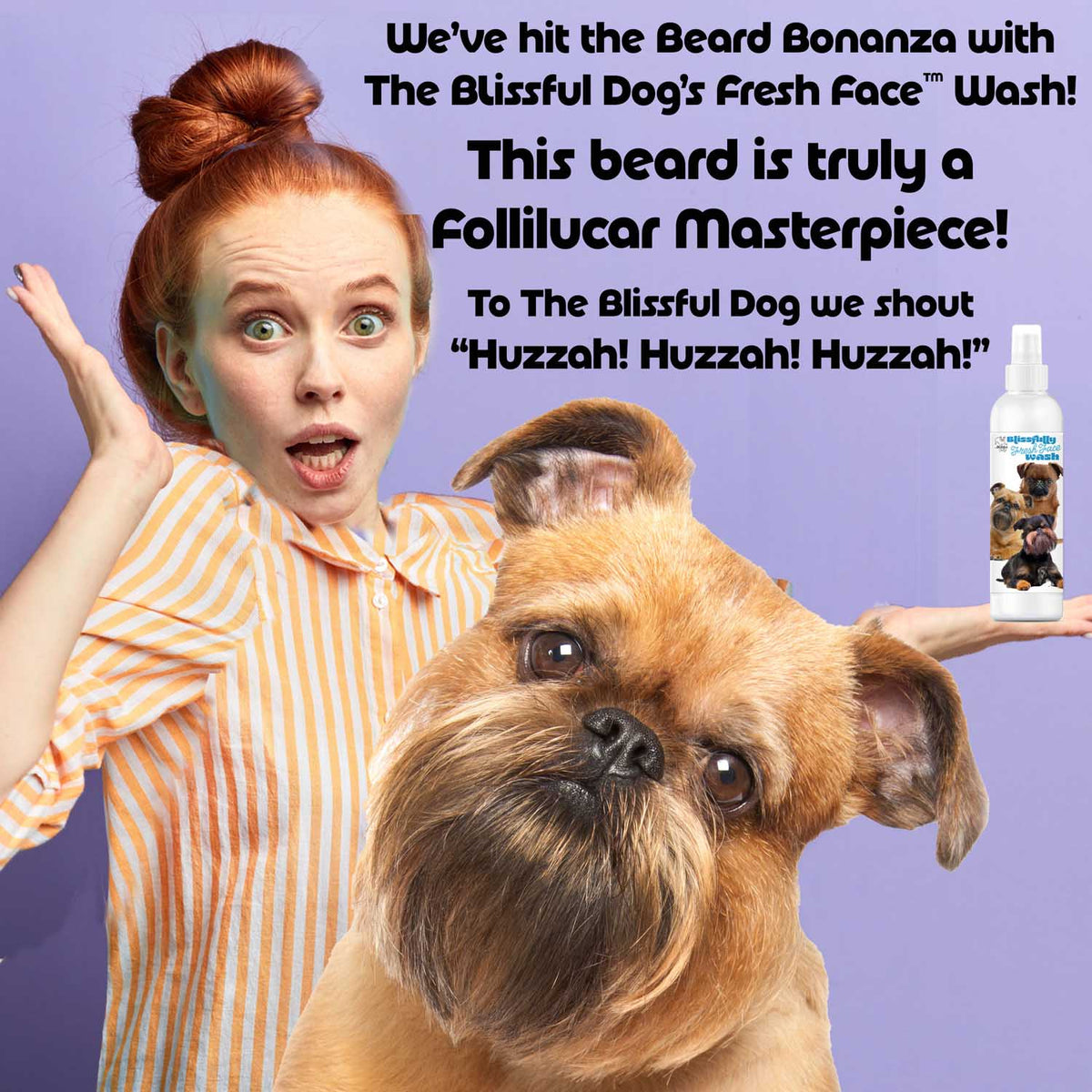 Brussels Griffon Blissfully Fresh™ Face Wash & Combo Kit