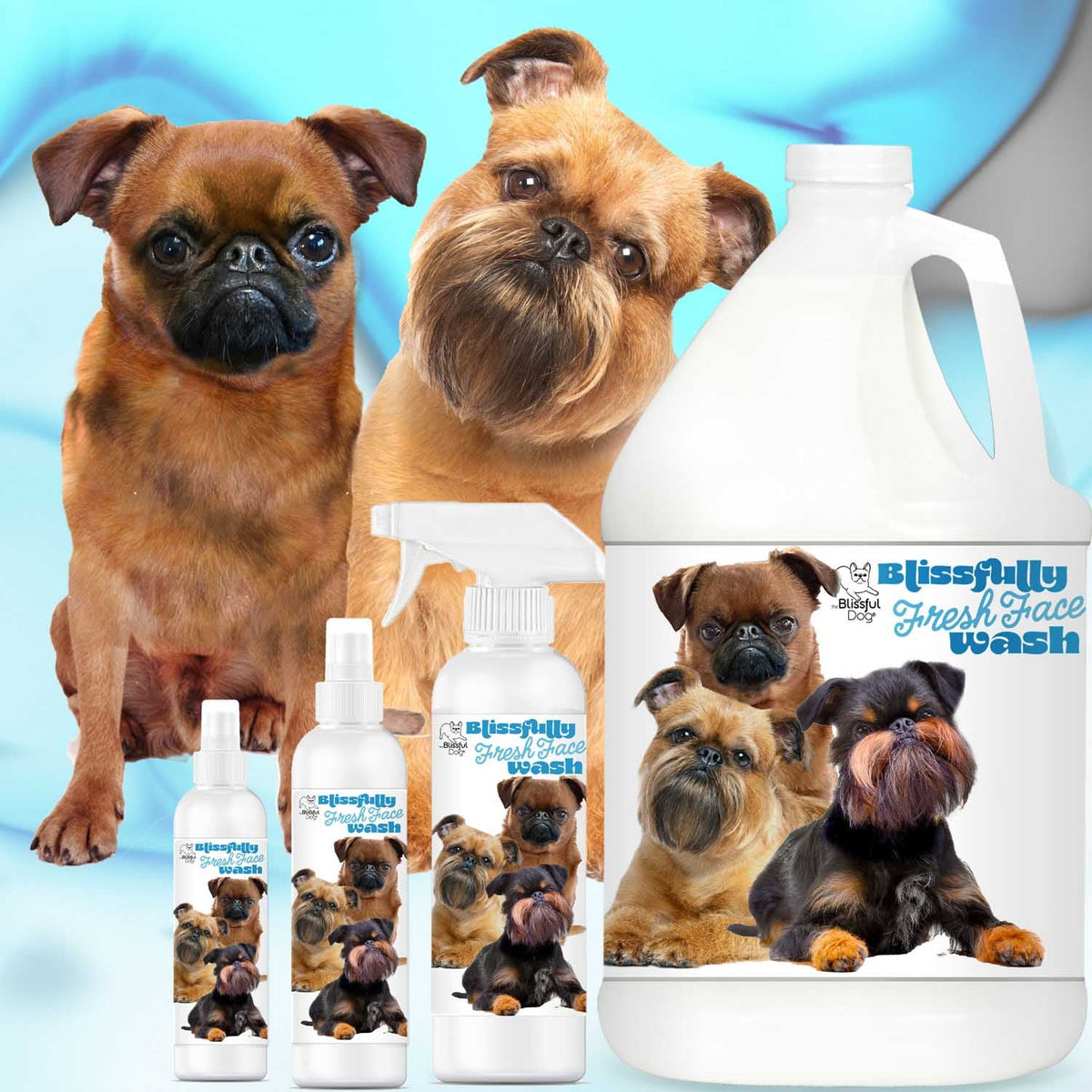 Brussels Griffon Blissfully Fresh™ Face Wash & Combo Kit