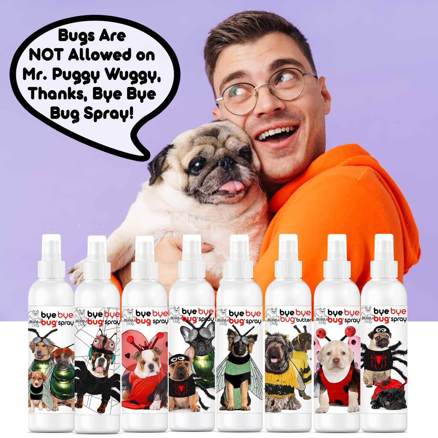 The Blissful Dog Bye Bye Bug™ Spray Banishes Biting BugsNaturally