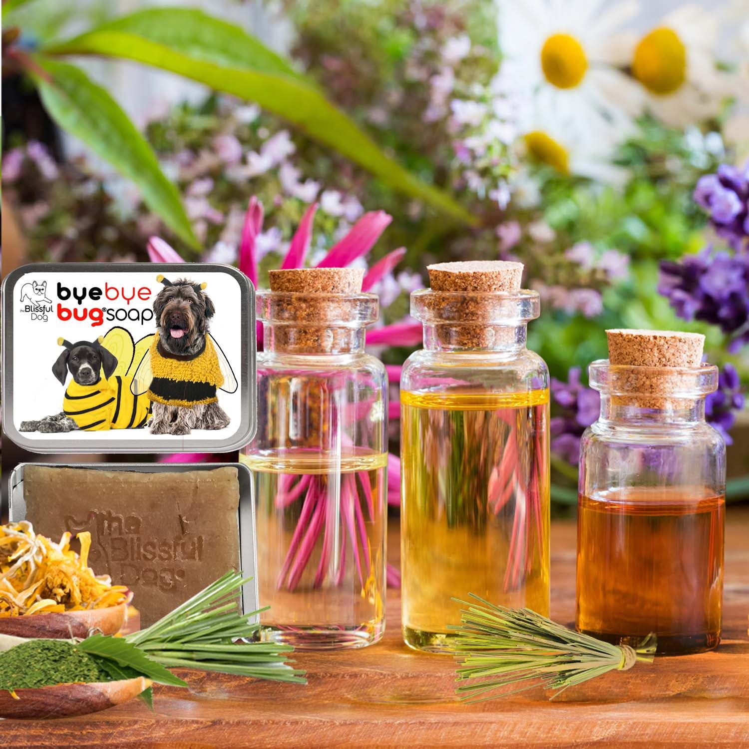 Bye Bye Bug Dog Soap Bug All Natural Repellent Bar Soap for Dogs