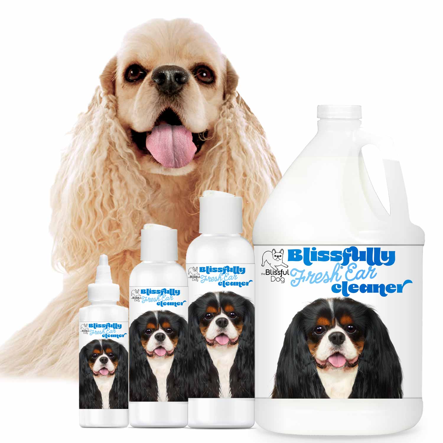 Blissfully Fresh™ Dog Ear Cleaner Ear Wash Solution for Dogs The