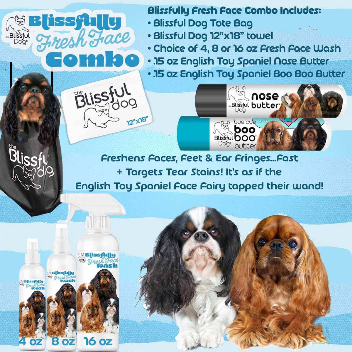English Toy Spaniel Blissfully Fresh™ Face Wash