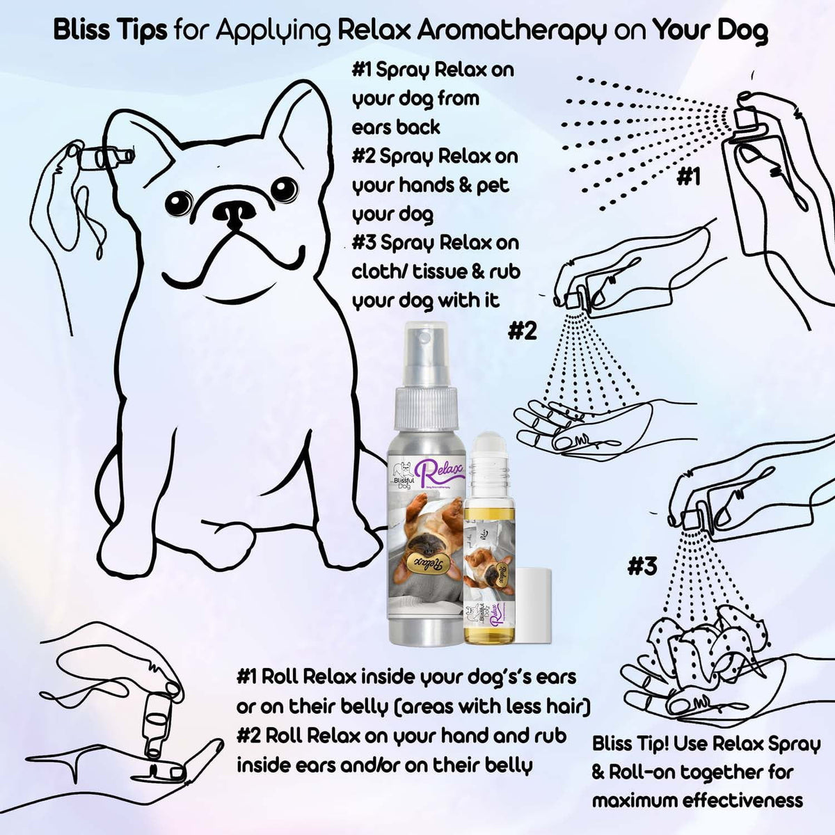 using frenchie aromatherapy