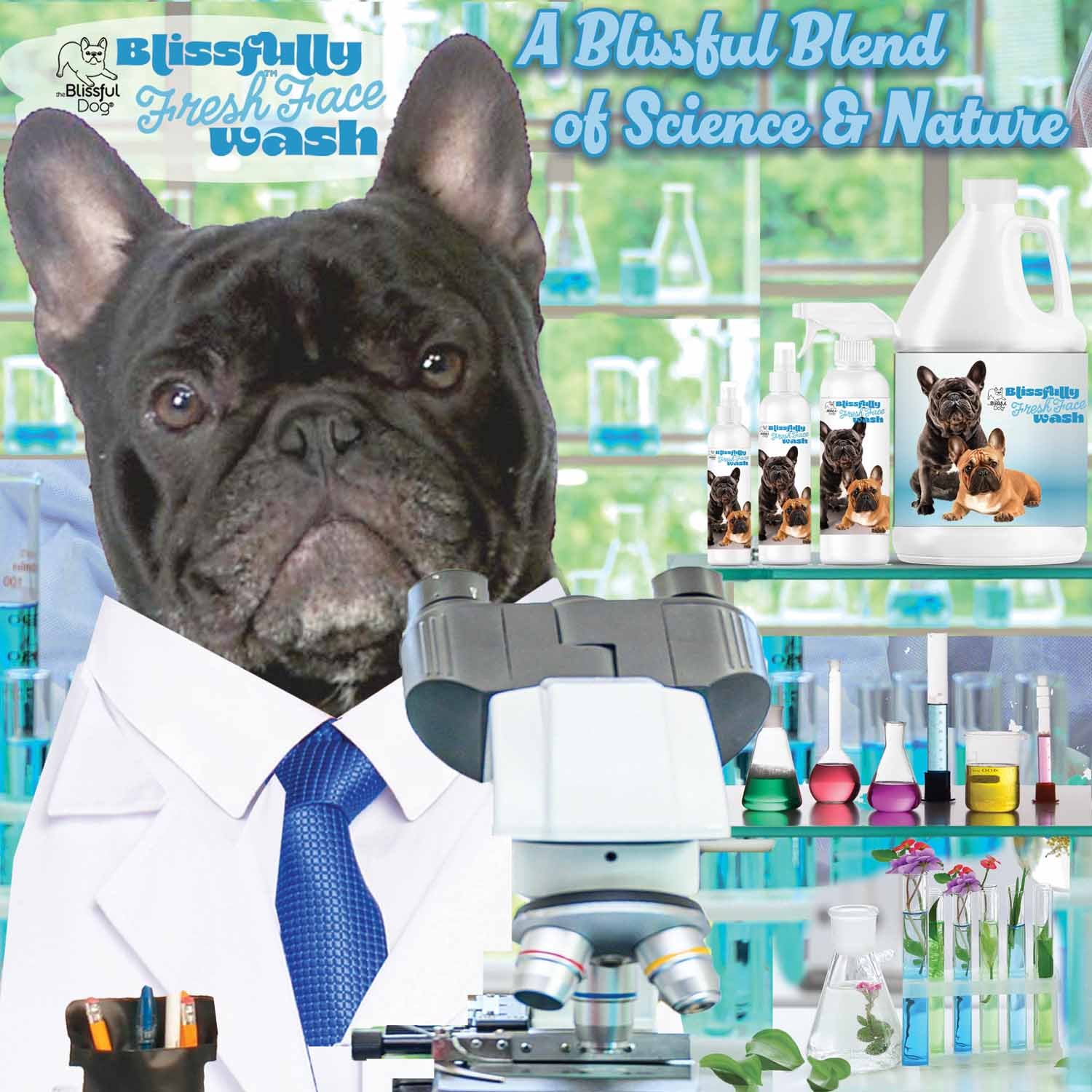 french bulldog scientist
