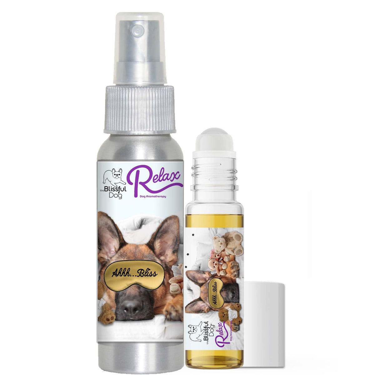 German Shepherd Relax Dog Aromatherapy