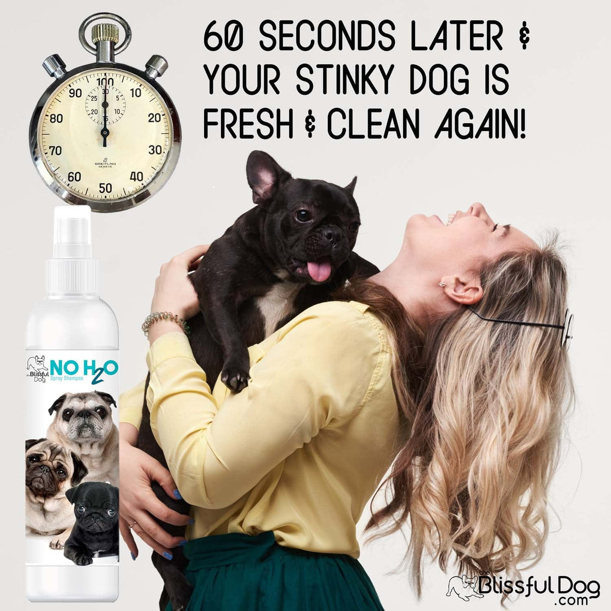 spray shampoo for french bulldog