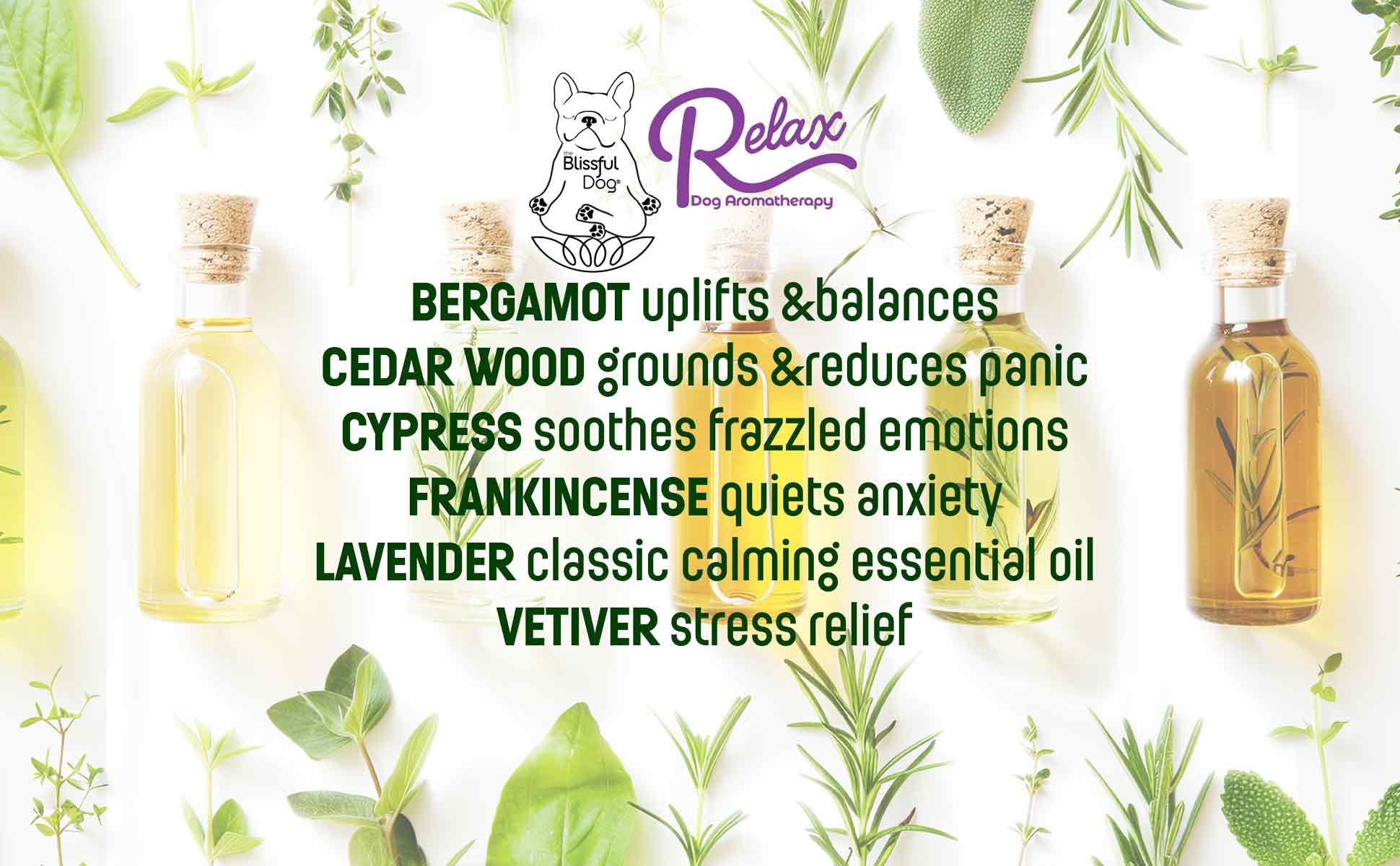 RELAX DOG AROMATHERAPY INGREDIENTS