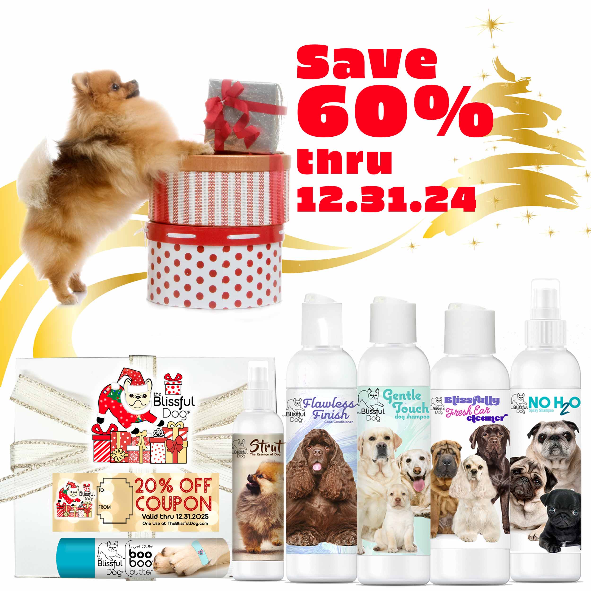 Shampoo Holiday Custom Combo for Dog Lovers on Your List