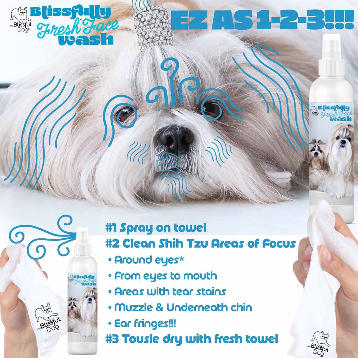 Shih Tzu Face & Coat Care