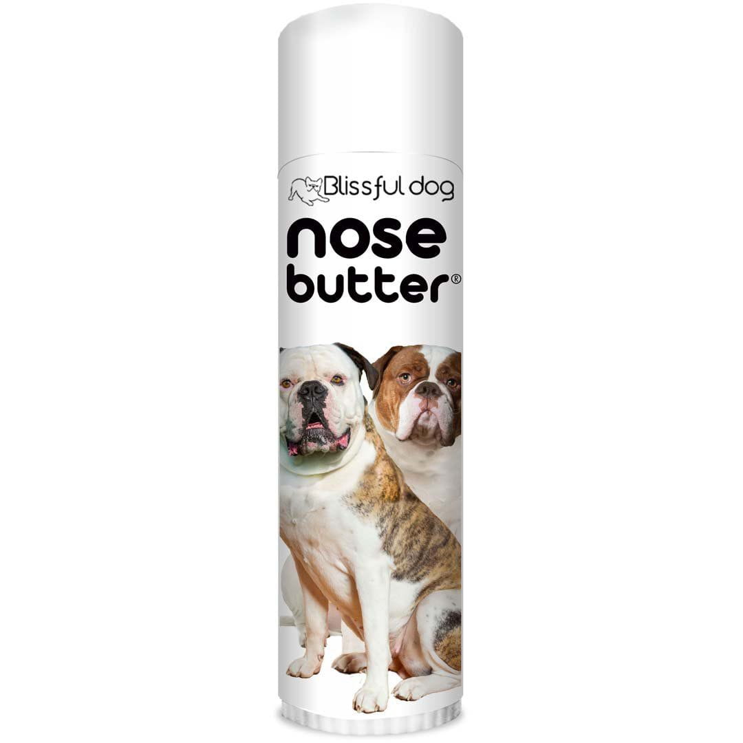 Dog bulldog nose outlet butter