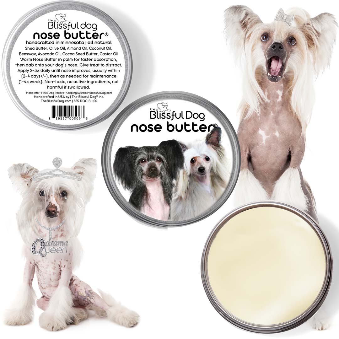 Chinese Crested nose butter