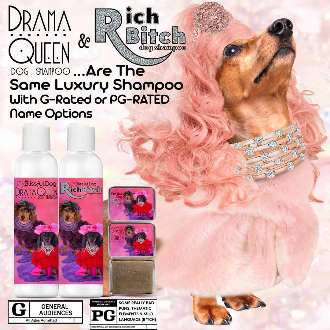 The Blissful Dog Dachshund Dog Shampoo Cleanses All Coat Types