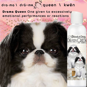 Japanese chin drama queen dog shampoo