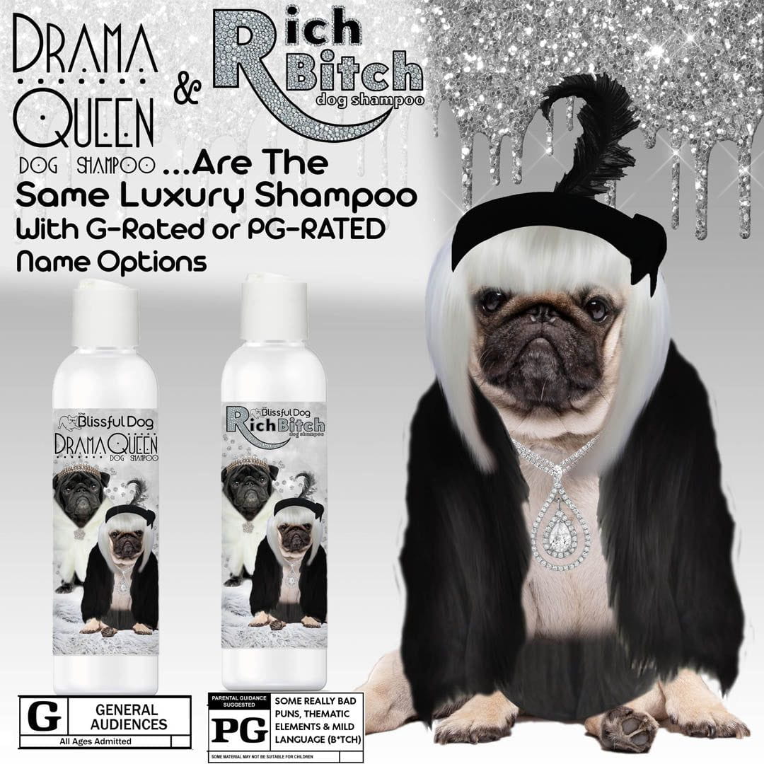 Pug dog shampoo top